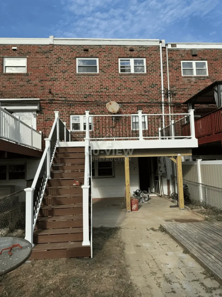 Elevated Deck Remodeling & Railings Installation
