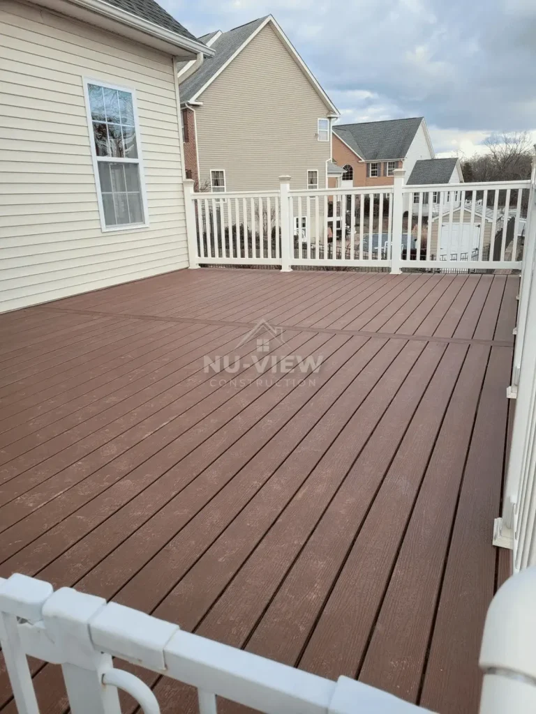 Custom Built Deck Remodeling Project