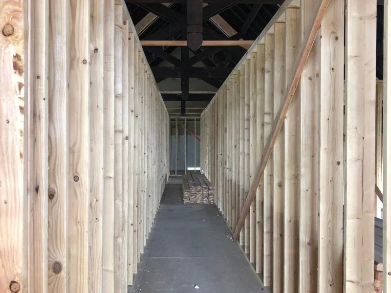 New Framing and Interior Layout Construction